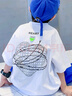 淘尼鼠男童夏季t恤短袖2025新款炸街衣服兒童純棉體恤男孩夏裝潮牌上衣 白色 140 曬單實(shí)拍圖