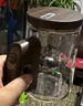 彌瑞飄逸杯耐熱磁吸泡茶壺全玻璃內(nèi)膽茶水分離過濾加厚家用一鍵沖茶器 透明飄逸杯(750ml) 曬單實拍圖