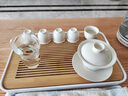 貝意品草木灰系列合集原礦色釉功夫茶具文人器蓋碗茶壺茶杯配件 草木灰-古泥-云舒蓋碗 曬單實拍圖