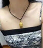 泰聚福999足佛頭黃金包銀吊墜如來(lái)經(jīng)典精致款平安佛頭吊墜送女朋友 金包銀佛頭吊墜1克【配黑繩項鏈 曬單實(shí)拍圖