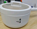 張小泉家用多功能湯鍋煮鍋多用火鍋電煮鍋單身鍋電熱泡面鍋小蒸鍋 白色C36000100 18.7cm 1.8L 曬單實(shí)拍圖