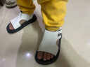 G.duck小黃鴨兒童涼鞋男夏季1-5歲軟底防滑2中小童運動(dòng)皮沙灘涼鞋寶寶 白色 28 碼 內長(cháng)17cm 曬單實(shí)拍圖