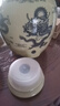 瓷蕓景德鎮(zhèn)陶瓷酒壇泡酒專用酒瓶家用密封白酒酒罐酒壺藥酒容器大酒缸 龍行天下-10斤帶龍頭（黃釉） 曬單實(shí)拍圖