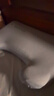 九花枕頭側(cè)睡不壓臉防法令紋頸紋睡眠紋記憶棉護頸枕【老款特價清倉】 灰色牛奶絲枕套記憶棉枕芯 單只 中枕 9cm 曬單實拍圖