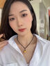 怡緣珠寶黃金平安扣小胖福吊墜足金999金箍圈項鏈女款純金頸鏈送女友禮物 B款金箍圈+小胖福+1粒古法約1.2-1.4g 曬單實(shí)拍圖