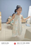 巴拉巴拉女童連衣裙2024夏季兒童裙子雪紡吊帶蛋糕裙寶寶童裝208224111015 曬單實(shí)拍圖