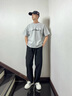 HLA海瀾之家休閑褲25春新三體聯(lián)名系列純色合體休閑褲男 黑色5C M 170/78A 推薦121~134斤 曬單實拍圖