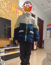 英博倫兒童睡衣男童冬季加絨加厚三層夾棉兒童法蘭絨家居服秋冬款 60463 蘭色 150cm 曬單實(shí)拍圖