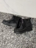 佰妮珂英倫風(fēng)厚底短筒雨鞋女新款水鞋女防水防滑內增高純色四季可穿膠鞋 黑色 38 曬單實(shí)拍圖