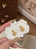 歐顏（OYshipin）黃金鑲嵌祥云耳釘女士新款時尚999足金耳飾情人節(jié)生日送女友 黃金祥云耳釘訂金 曬單實(shí)拍圖