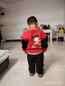 G.DUCKKIDS哪吒衣服春秋純棉男女童外套兒童棒球服2025新款洋氣中小童上衣 紅色 110 （建議身高100cm 4-5歲）cm 曬單實(shí)拍圖