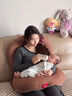 BabyWatch嬰兒多功能哺乳枕防吐奶斜坡枕寶寶床中床新生兒排氣枕媽媽靠枕 焦糖-哺乳枕+斜坡枕+床中床+靠枕 曬單實拍圖