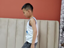 真維斯兒童背心男童純棉夏季內(nèi)外穿寶寶男孩男寶男跨欄a類全棉打底薄款 【3件裝100%棉】30104工程車 150 曬單實拍圖