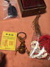 墨馳黑曜石三合生肖吊墜本命年屬龍鼠猴牛蛇雞項鏈汽車(chē)鑰匙扣掛件男女 鑰匙扣【牛蛇雞】黑曜石三合生肖 曬單實(shí)拍圖