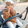 幼歌（YOUGE） 0嬰幼兒連體衣春秋1男女寶寶爬服2洋氣紗布哈衣3歲 咖色（爬服）1 80cm 曬單實(shí)拍圖