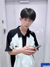 輕依縵美式短袖t恤男polo衫半拉鏈正肩短袖學(xué)生青少年高中男生半袖夏季 白色 L 【建議100-115斤】 曬單實(shí)拍圖