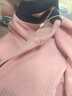 上寶麥春秋兒童連體睡衣棉厚女童寶寶防踢睡衣家居服防著涼 粉色 120碼 曬單實(shí)拍圖