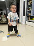 阿迪達(dá)斯（adidas）童鞋男童寶寶運(yùn)動(dòng)鞋25夏季RUN 70s兒童網(wǎng)面魔術(shù)貼休閑鞋子JQ6716 曬單實(shí)拍圖
