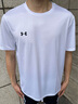 安德瑪（Under Armour）速干運動(dòng)T恤男休閑百搭短袖跑步訓練籃球服隊服健身圓領(lǐng)短袖球衣 25500512-100白色 L (建議173-177cm/140-160斤） 曬單實(shí)拍圖