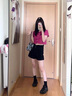 冶芷黑色高腰牛仔短褲女夏季新款遮肚小個子a字闊腿熱褲 高腰牛仔短褲黑色 M 曬單實拍圖