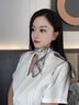 MITHAOL KUSC真絲絲巾桑蠶絲100%絲綢女士方巾生日禮物送媽媽婆婆 淡雅花鳥(niǎo)【心想事