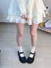 ZHR瑪麗珍鞋女學(xué)院風(fēng)松糕厚底JK女鞋舒適百搭圓頭單鞋女 KN95 黑37 曬單實(shí)拍圖