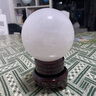 梟庭閣天然白水晶球擺件白色高級(jí)家居原石打磨喬遷風(fēng)水球桌面飾品 直徑11厘米 曬單實(shí)拍圖