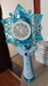 迪士尼（Disney）泡泡機兒童玩具手持自動(dòng)帶燈光雪花風(fēng)車(chē)泡泡棒電動(dòng)可充電女孩生日禮物 冰雪87222 曬單實(shí)拍圖