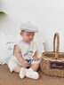 G.DUCKKIDS新生嬰兒衣服夏季2025新款0-3個月寶寶連體衣可愛卡通哈衣爬服 米色小熊 66cm 建議0-3個月8-12斤 曬單實拍圖