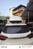 汽車車載車頂行李箱大容量 suv車頂箱 通用旅行箱行李架 600L白色雙開+高速靜音專用橫桿 免打孔 曬單實拍圖