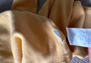 babylove嬰幼兒家居服套裝春秋德絨男女寶寶春季居家外出打底衣服 香草黃 110 cm 曬單實(shí)拍圖