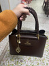 金伯利袋鼠2026新款真皮女包媽媽包時(shí)尚大氣手提中年女士包包潮流百搭手提包 咖啡色-收藏送卡包 曬單實(shí)拍圖