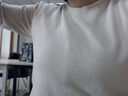 貓人（MiiOW）一線成衣精紡羊毛圓領(lǐng)背心女內(nèi)搭打底夏天吊帶休閑無袖針織衫上衣 米色 L 105 120 曬單實(shí)拍圖