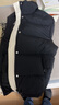 初語90白鴨絨撞色立領羽絨服女冬季新款蓬松云朵泡芙面包服外套 黑色 M 曬單實拍圖