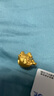 周六福十二星座寶寶黃金轉運珠女生日禮物約1.09g摩羯座,A1613129 曬單實(shí)拍圖