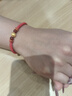 中國黃金（CHINA GOLD）錢幣黃金手鏈女足金轉(zhuǎn)運(yùn)珠紅繩瑪瑙七夕情人節(jié)禮物送女友老婆生日 足金錢幣轉(zhuǎn)運(yùn)珠紅繩 曬單實(shí)拍圖