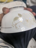 漢茗高級感餐具自由組合景德鎮(zhèn)骨瓷碗筷盤子家用輕奢喬遷搬家碗碟套裝 6英寸高腳面碗 曬單實拍圖