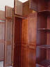 胡桃木實(shí)木衣柜家用臥室經(jīng)濟型原木全實(shí)木衣服收納儲物柜簡(jiǎn)易衣櫥 四門(mén)衣柜 曬單實(shí)拍圖