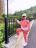 貝孩趣女童套裝春秋2025新款韓版兒童休閑運(yùn)動(dòng)服兩件套裝時(shí)髦洋氣中大童 橘色 150 碼(建議身高135-145厘米) 曬單實(shí)拍圖