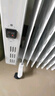 美的（Midea）【強勁熱力】電熱油汀/取暖器家用/加熱電暖器/17片電暖氣片/立式加熱器大面積加濕恒溫 HYW30GW 曬單實(shí)拍圖