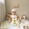 DOMIAMIAKIDS新生嬰兒衣服禮盒套裝小孩剛出生寶寶用品見(jiàn)面禮實(shí)用滿(mǎn)月禮物 童趣小熊樂(lè )園四季長(cháng)袖1 73cm (4-7個(gè)月)建議百天 曬單實(shí)拍圖