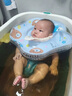 外彩嬰兒游泳圈新生兒童脖圈1歲小月齡男女寶寶洗澡泳圈可調(diào)節(jié)雙氣囊 憨頭熊M碼【0-6個(gè)月】 曬單實(shí)拍圖