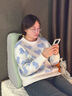 知夢人夫妻行房備孕受孕枕床上房事屁股抬高墊情侶同房做愛多功能趴睡枕 （舒適房事枕體位輔助）果綠拼色 （加大款）60*50*30 曬單實拍圖