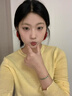 HKHL 925銀轉運四葉草手鏈女培育祖母綠手飾小眾設計感生日禮物送女友 祖母綠四葉草手鏈【證書(shū)+輕奢禮盒】 曬單實(shí)拍圖