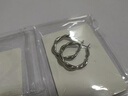 小米星999銀麻花耳環(huán)小眾新款2025年耳釘女輕奢感耳飾 銀針麻花耳環(huán)(兩只價) 曬單實拍圖