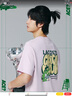 LACOSTE【王一博同款】法國鱷魚男女同款25夏日系列T恤|TH7102 IXV/淡紫色 L 5 曬單實(shí)拍圖