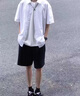 楠笙記日系棕色男士學(xué)生夏季款闊腿大碼寬松工裝休閑百搭西裝短五分褲子 咖色 XL 曬單實(shí)拍圖