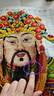織巢鳥(niǎo)純手工十字繡成品文財神財神爺恭喜發(fā)財客廳辦公室豎版新款掛畫(huà) 手工繡好的成品110*60CM 曬單實(shí)拍圖
