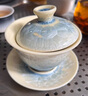 泱青韻三才蓋碗高檔結晶釉功夫茶具陶瓷泡茶碗茶杯茶壺茶具茶碗 結晶釉·三才蓋碗 曬單實(shí)拍圖