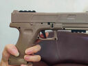 躍越新款1911反吹自動(dòng)連發(fā)上膛錘有保險格洛克沙漠之鷹機械拋殼科爾特 軍綠高配-連發(fā)空掛+活動(dòng)錘擊保險 12彈殼+90彈+備用彈夾+復位靶 曬單實(shí)拍圖